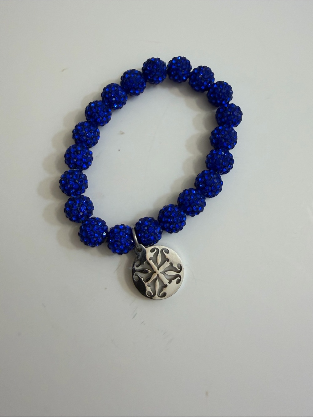 Rustic cuff beaded stretch bracelet with bag
